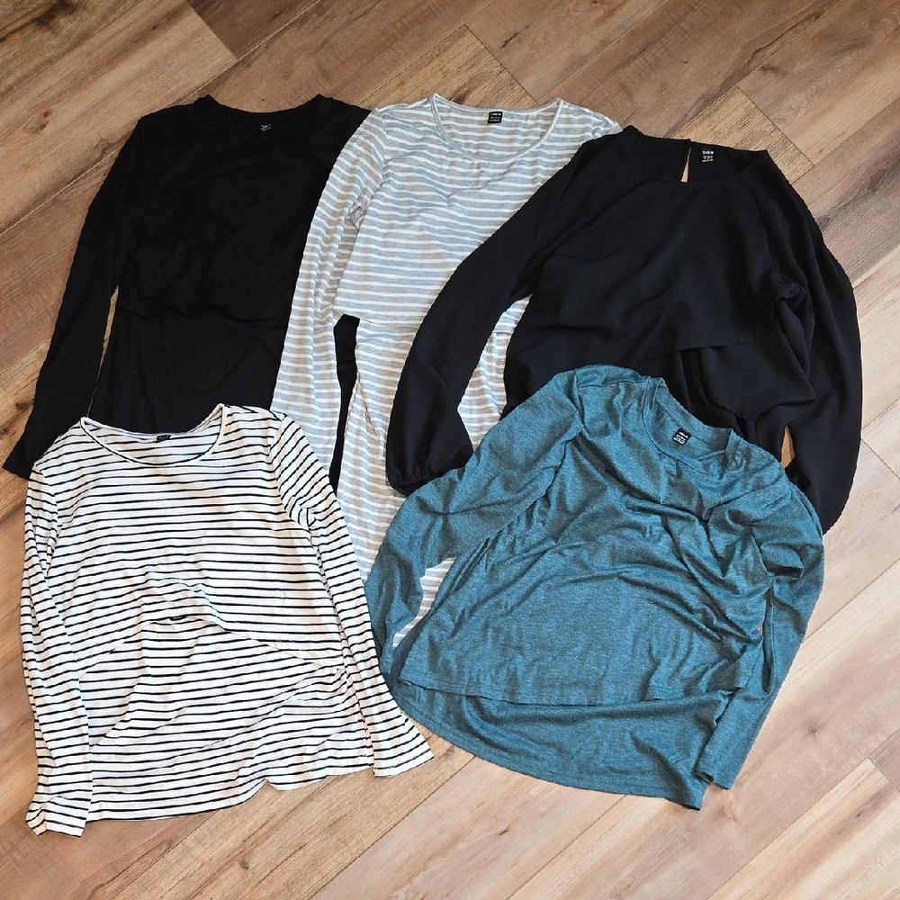 Long Sleeve Maternity/Nursing Friendly Bundle